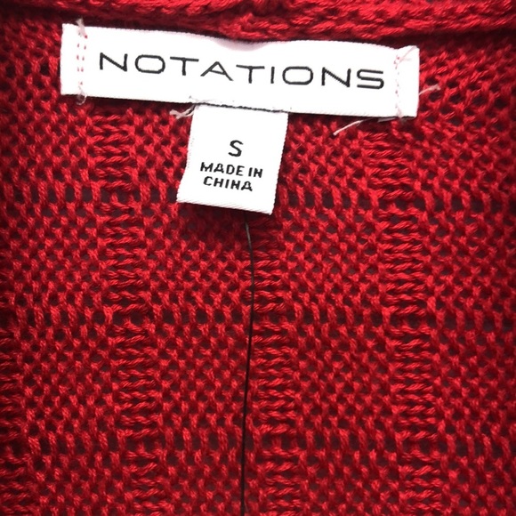 Notations shall collar sweater - Picture 4 of 6